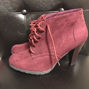 Burgundy Bootie
